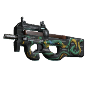 P90 | Emerald Dragon (Well-Worn)