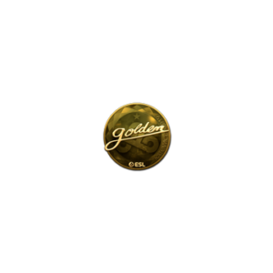 Sticker | Golden (Gold) | Katowice 2019
