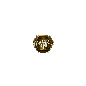 Sticker | MAJ3R (Gold) | London 2018