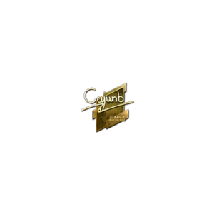Sticker | cajunb (Gold) | Boston 2018