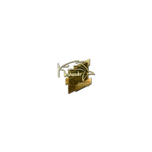 Sticker | keshandr (Gold) | Boston 2018