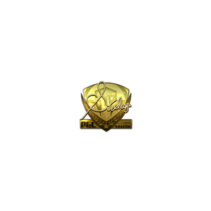 Sticker | steel (Gold) | Krakow 2017