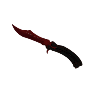 ★ Butterfly Knife | Crimson Web (Minimal Wear)