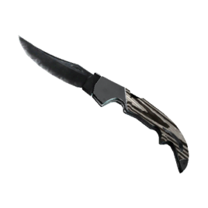 ★ Falchion Knife | Black Laminate (Factory New)