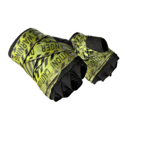 ★ Hand Wraps | CAUTION! (Battle-Scarred)