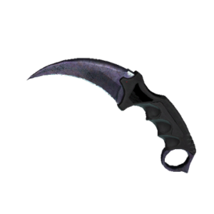★ Karambit | Blue Steel (Battle-Scarred)