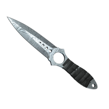 ★ Skeleton Knife | Damascus Steel (Well-Worn)
