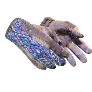 ★ Sport Gloves | Violet Beadwork (Battle-Scarred)