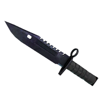★ StatTrak™ M9 Bayonet | Blue Steel (Well-Worn)