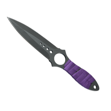★ StatTrak™ Skeleton Knife | Ultraviolet (Well-Worn)
