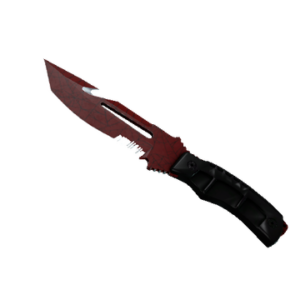 ★ StatTrak™ Survival Knife | Crimson Web (Well-Worn)