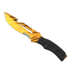 ★ StatTrak™ Survival Knife | Tiger Tooth (Minimal Wear)
