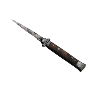 ★ Stiletto Knife | Stained (Battle-Scarred)
