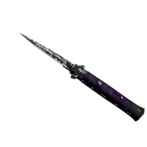 ★ Stiletto Knife | Ultraviolet (Battle-Scarred)